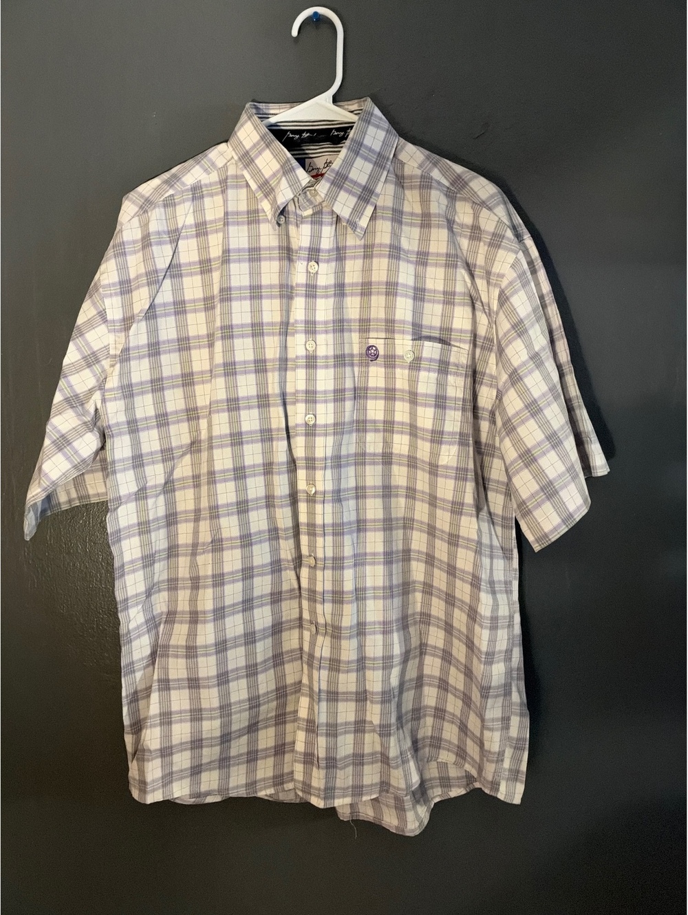 Wrangler George Strait Cowboy Cut Collection Men's Short Sleeve Button-Up Shirt